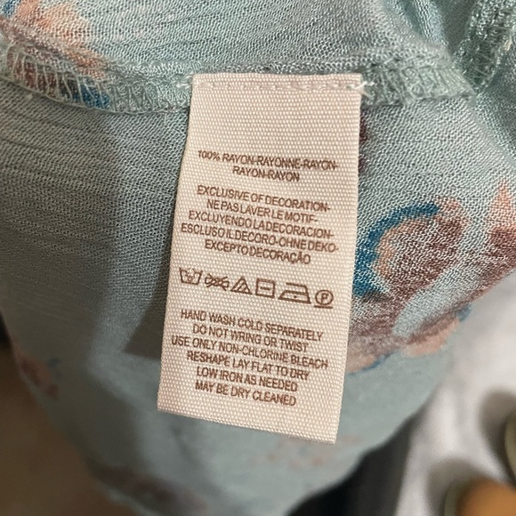 Free People Floral Blue Dress - Picture 3 of 4